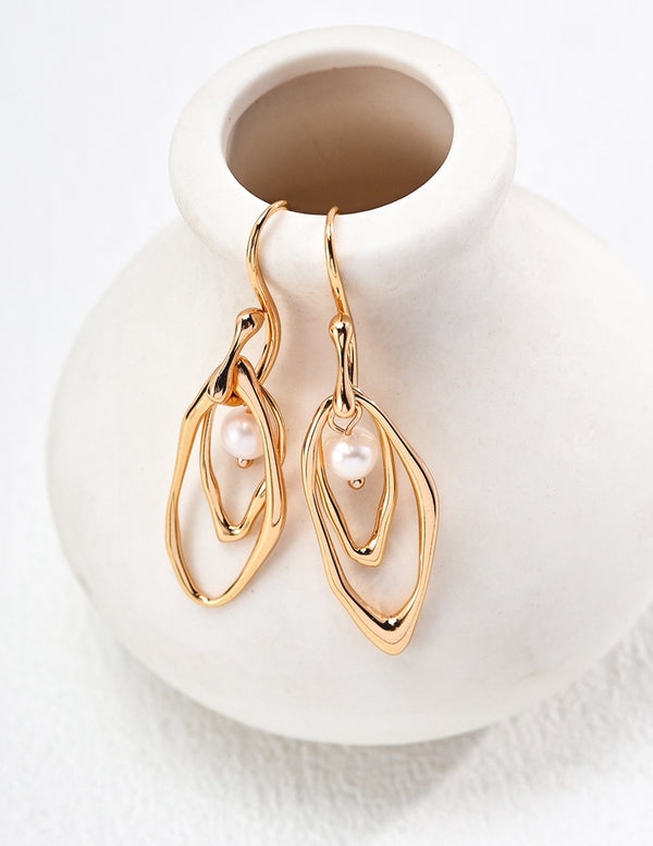 Petal Pearl Earrings