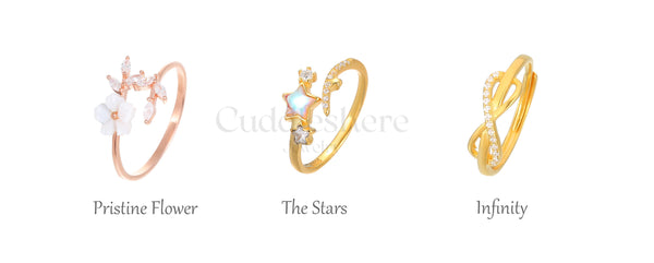 Sparkling Ring Set-Summer Collection - Cuddlydigit