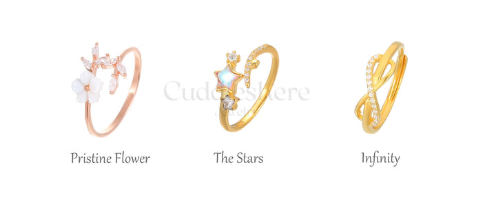 Sparkling Ring Set-Summer Collection - Cuddlydigit