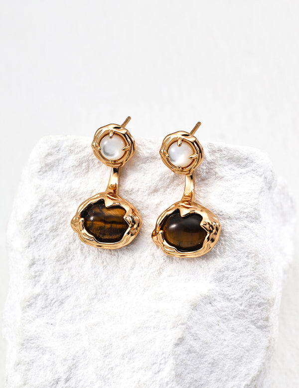 Tiger Eyes Earrings