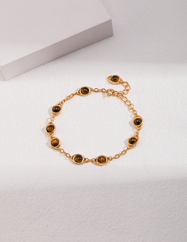 Sienna Tiger's Eye Bracelet - Cuddlydigit