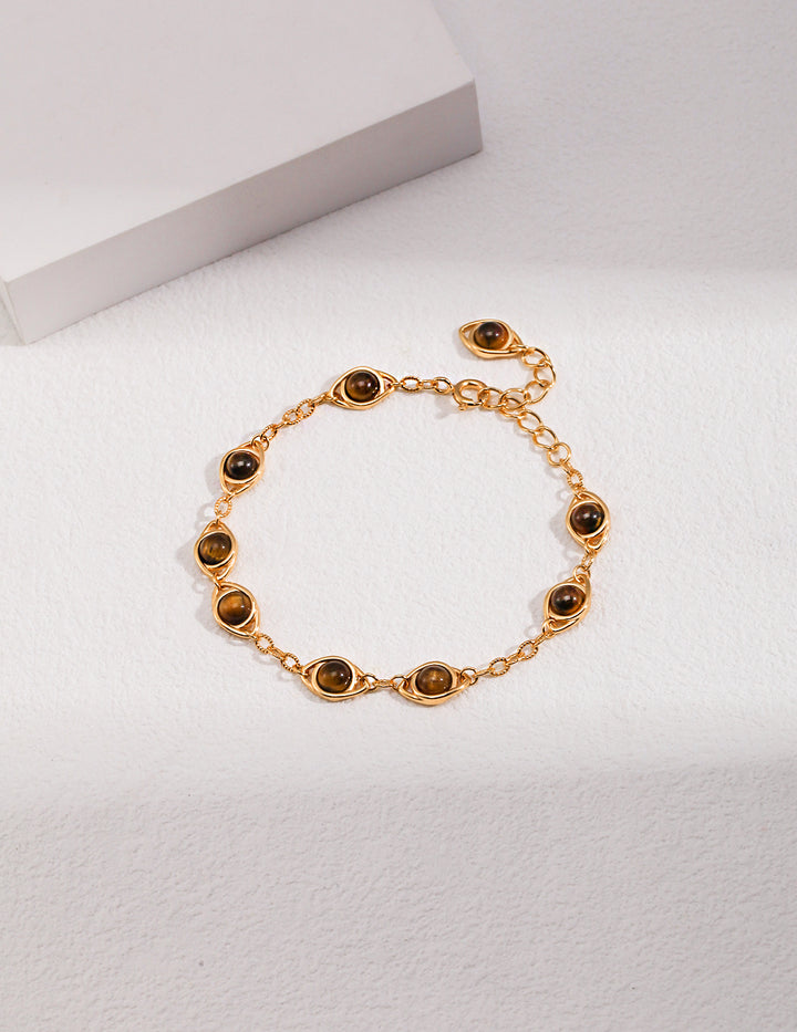Sienna Tiger's Eye Bracelet - Cuddlydigit